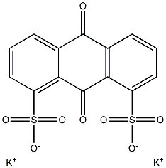 Anthraquinone-1,8-Disulphonic Acid Potassium Salt Struktur