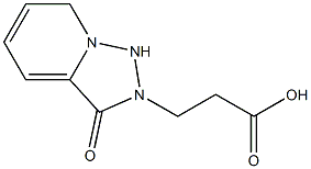 3-{3-oxo-2H,3H-[1,2,4]triazolo[3,4-a]pyridin-2-yl}propanoic acid Struktur