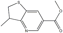 METHYL 3-METHYL-2,3-DIHYDROTHIENO[3,2-B]PYRIDINE-6-CARBOXYLATE Struktur