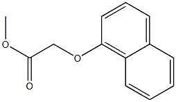 methyl 2-(1-naphthyloxy)acetate Struktur