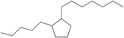 1-Pentyl-2-heptylcyclopentane Struktur