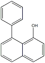 8-Phenyl-1-naphthol Struktur