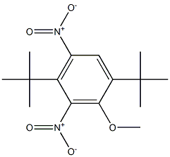 1,4-Di-tert-butyl-2-methoxy-3,5-dinitrobenzene Struktur