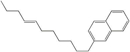 2-(7-Undecenyl)naphthalene Struktur