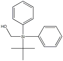 (tert-Butyldiphenylsilyl)methanol Struktur