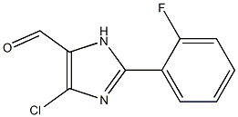 2-(2-Fluorophenyl)-4-chloro-1H-imidazole-5-carbaldehyde Struktur