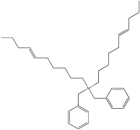 Di(6-decenyl)dibenzylaminium Struktur