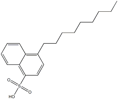 4-Nonyl-1-naphthalenesulfonic acid Struktur