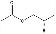 (+)-Propionic acid (S)-2-methylbutyl ester Struktur