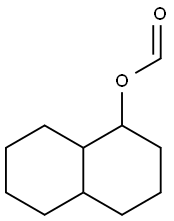 Formic acid decahydronaphthalen-1-yl ester Struktur