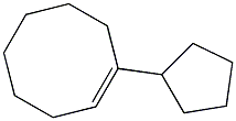 1-Cyclopentyl-1-cyclooctene Struktur