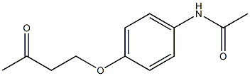 4'-(3-Oxobutyl)oxyacetanilide Struktur