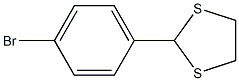 4-Bromobenzaldehyde ethylenedithioacetal Struktur