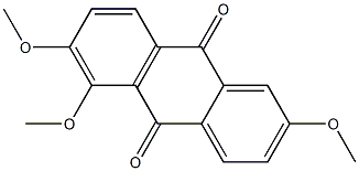 2,5,6-Trimethoxyanthracene-9,10-dione Struktur