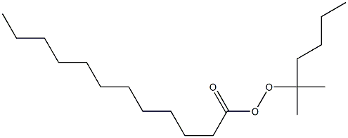 Dodecaneperoxoic acid 1,1-dimethylpentyl ester Struktur