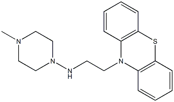 N-(4-Methylpiperazin-1-yl)-10H-phenothiazine-10-ethanamine Struktur