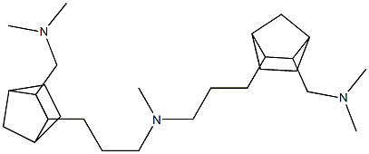 3,3'-[Methyliminobis(trimethylene)]bis(N,N-dimethyl-2-norbornanemethanamine) Struktur