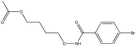 N-Acetoxy-N-butoxy-4-bromobenzamide Struktur