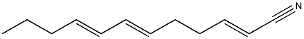 2,6,8-Dodecatrienenitrile Struktur