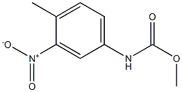 (3-Nitro-4-methylphenyl)carbamic acid methyl ester Struktur