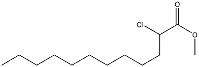 2-Chlorododecanoic acid methyl ester Struktur