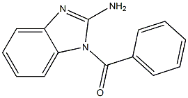 1-Benzoyl-2-amino-1H-benzimidazole Struktur