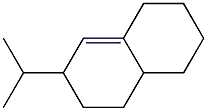 1,2,3,4,4a,5,6,7-Octahydro-7-isopropylnaphthalene Struktur