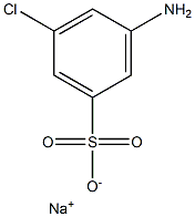 3-Amino-5-chlorobenzenesulfonic acid sodium salt Struktur