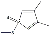 1-(Methylthio)-3,4-dimethyl-1H-phosphole 1-sulfide Struktur