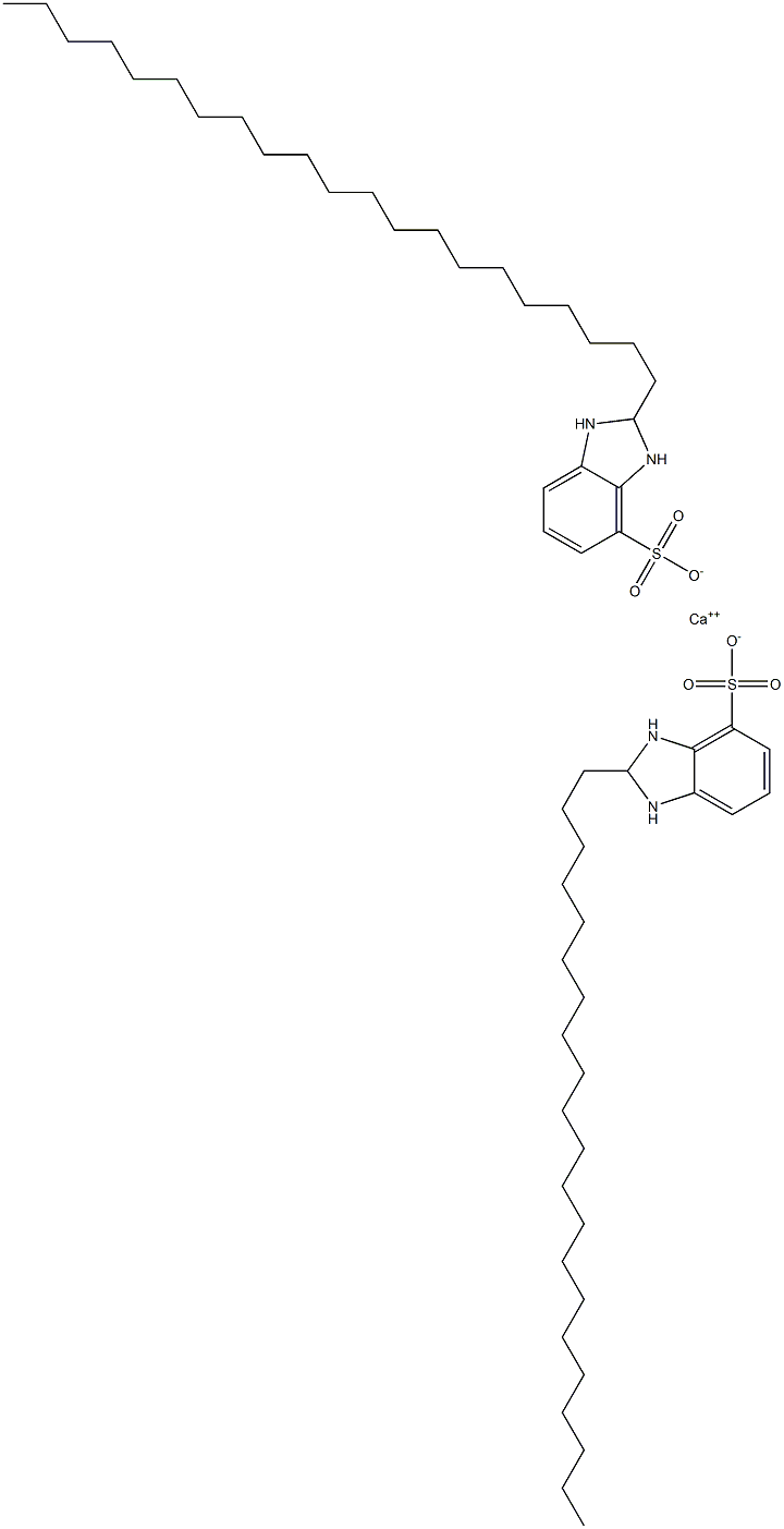 Bis(2,3-dihydro-2-henicosyl-1H-benzimidazole-4-sulfonic acid)calcium salt Struktur