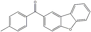 2-(p-Methylbenzoyl)dibenzofuran Struktur