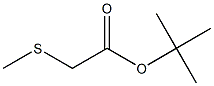 (Methylthio)acetic acid tert-butyl ester Struktur