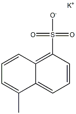 5-Methyl-1-naphthalenesulfonic acid potassium salt Struktur