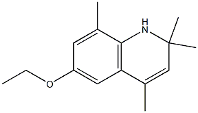 1,2-Dihydro-6-ethoxy-2,2,4,8-tetramethylquinoline Struktur