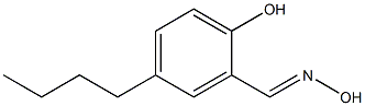 4-Butyl-2-[(hydroxyimino)methyl]phenol Struktur