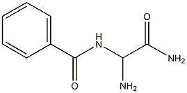 Amino(benzoylamino)acetamide Struktur