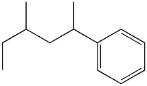 1,3-Dimethylpentylbenzene Struktur