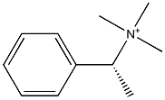 (R)-1-Phenyl-N,N,N-trimethylethanaminium Struktur