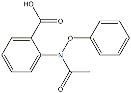 2-(Phenoxyacetylamino)benzoic acid Struktur