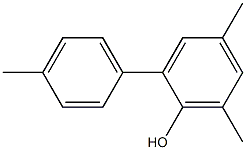 4,6-Dimethyl-2-(4-methylphenyl)phenol Struktur