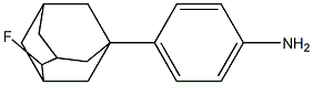 2-Fluoro-5-(4-aminophenyl)adamantane Struktur