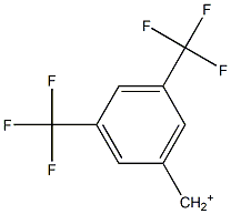 3,5-Di(trifluoromethyl)benzyl cation Struktur