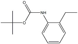 N-(tert-Butyloxycarbonyl)-2-ethylaniline Struktur