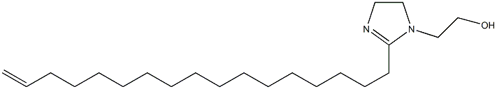 2-(16-Heptadecenyl)-2-imidazoline-1-ethanol Struktur