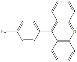 9-(4-Hydroxyphenyl)acridine Struktur