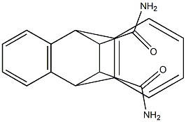 9,10-Dihydro-9,10-ethanoanthracene-11,12-dicarboxamide Struktur