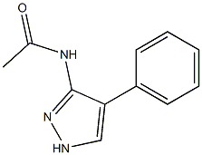 N-(4-Phenyl-1H-pyrazol-3-yl)acetamide Struktur