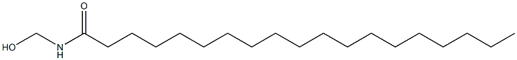 N-Hydroxymethylnonadecanamide Struktur