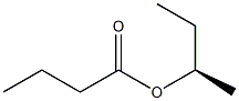 (-)-Butyric acid (R)-sec-butyl ester Struktur