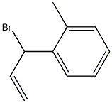 1-(1-Bromoallyl)-2-methylbenzene Struktur